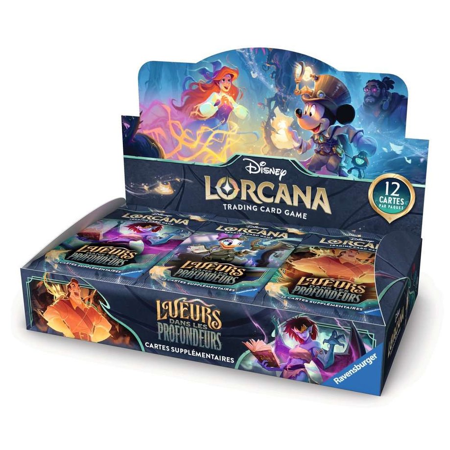Disney Lorcana : Boite 24 Boosters Display - Set 10 Lueurs dans les Profondeurs