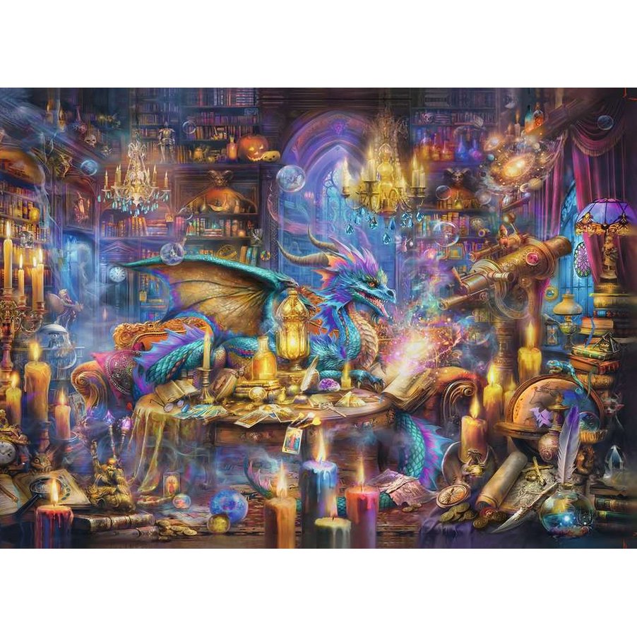 La bibliothèque des savoirs enchantés Puzzle