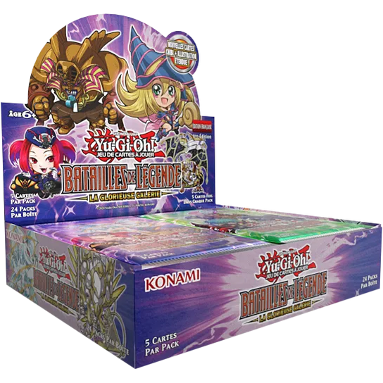 Boite de 24 boosters Yu-Gi-Oh! - Batailles de Légende : La Glorieuse Galerie - Français