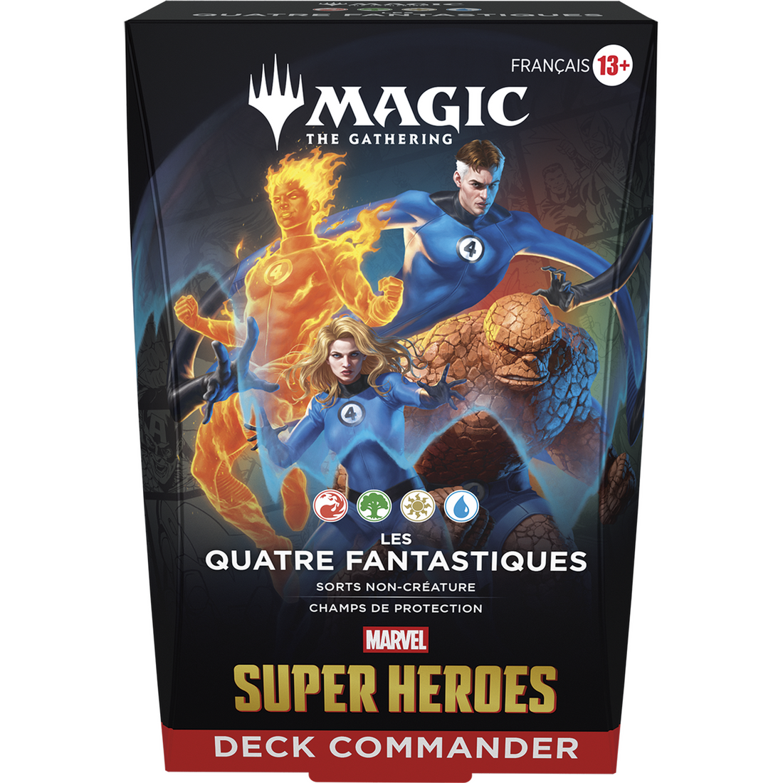 MTG – Marvel Super Heroes – Deck Commander – – Les Quatres Fantastiques (FR)