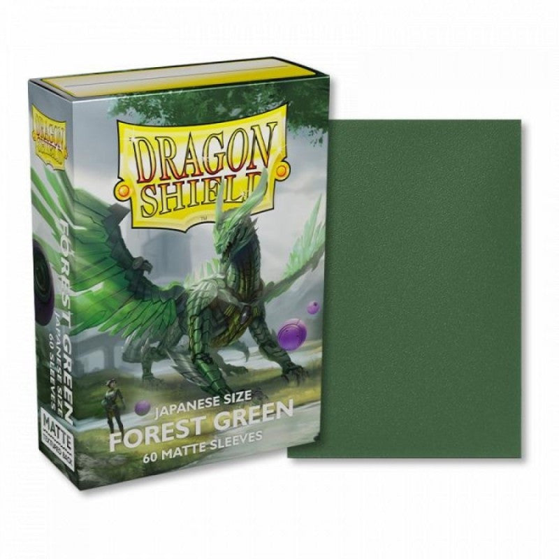 Dragon Shield - Japanese Sleeves Forest Green x60
