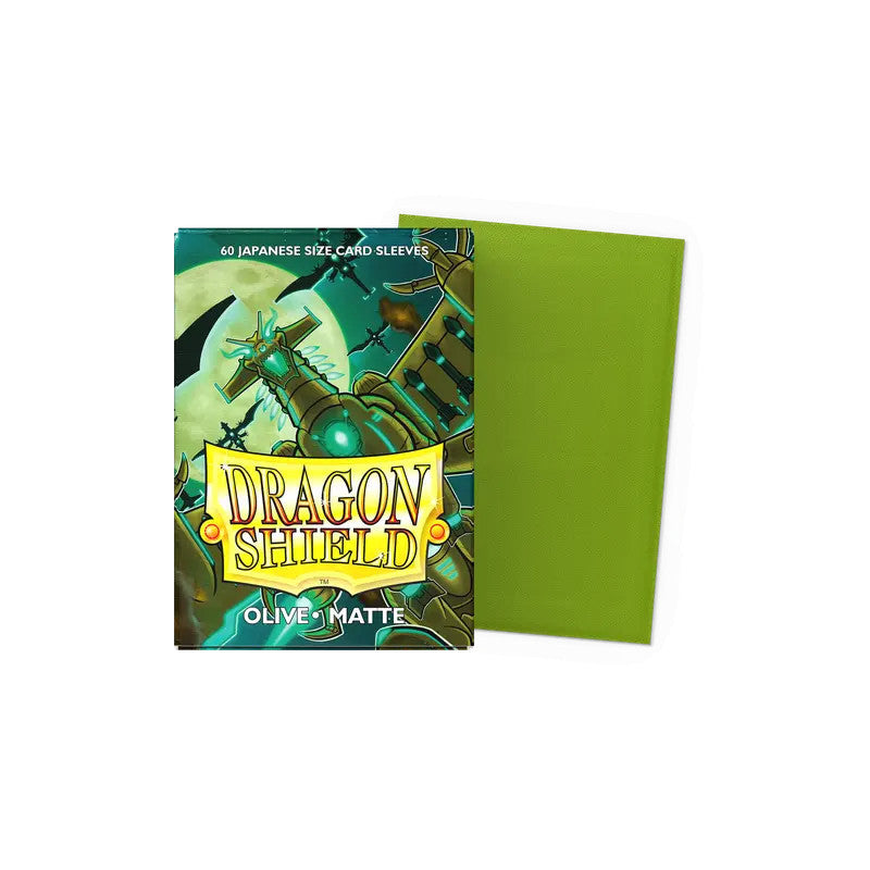 Dragon Shield - Japanese Sleeves Olive x60