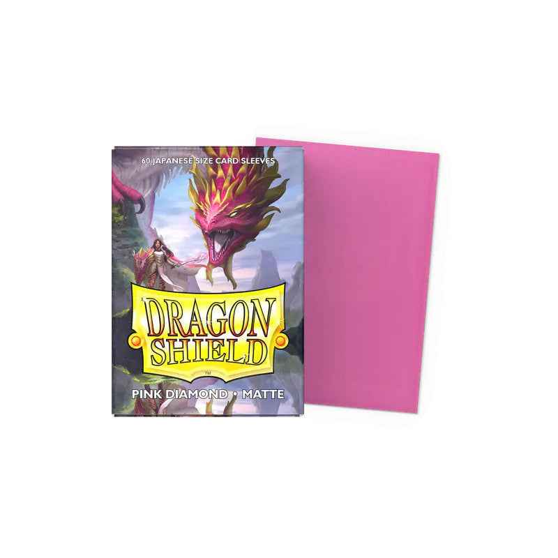 Dragon Shield - Japanese Sleeves Pink Diamond x60