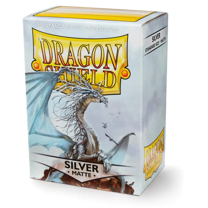 Dragon Shield - Standard Sleeves Matte Silver x100