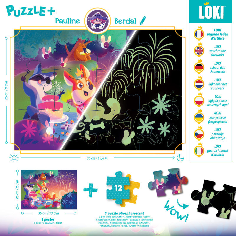 Puzzle + : LOKI regarde le Feu d'Artifice