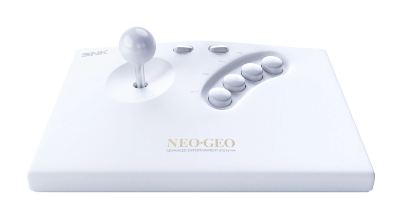 ARCADE STICK BLANC NEOGEO AES+