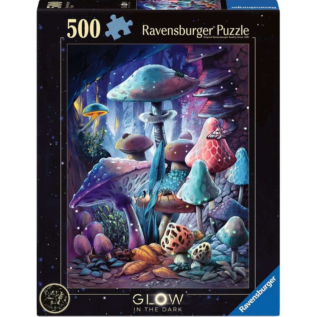 Champignons - Glow in the dark Puzzle