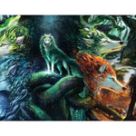 Le loup au coeur des éléments Puzzle