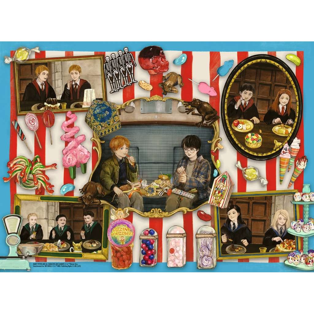 Puzzle 200 pièces XXL : Sucreries magiques - Harry Potter