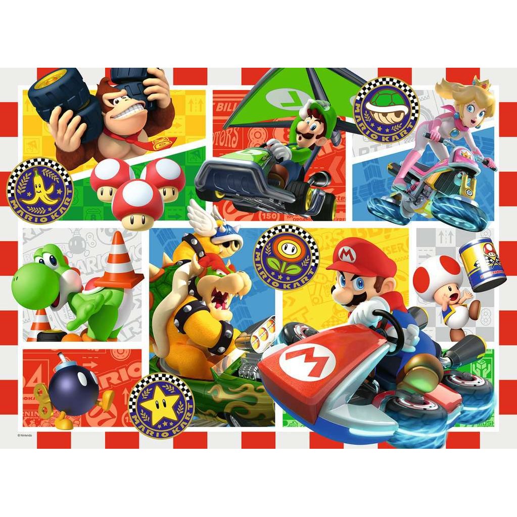 La course de Mario Kart Puzzle