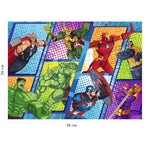 Les Avengers contre les méchants puzzle