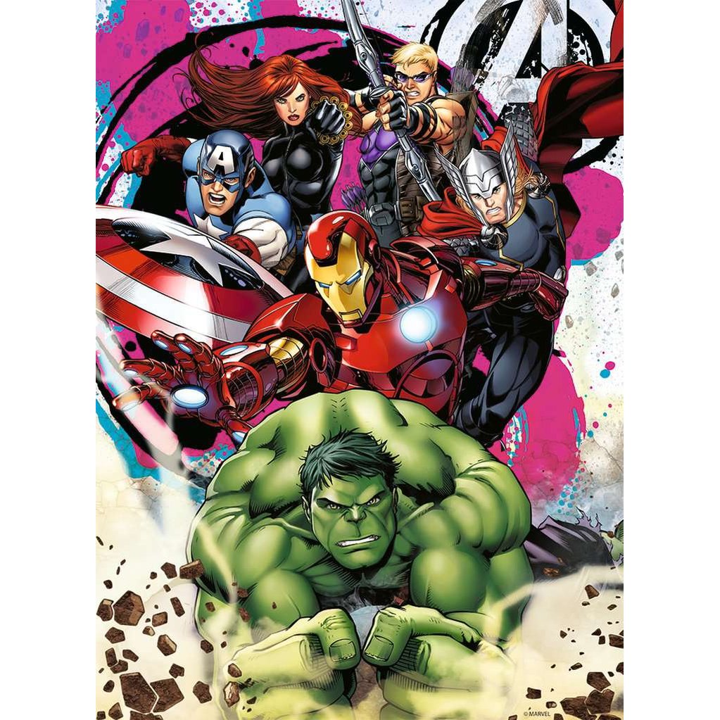 Les Avengers en action puzzle