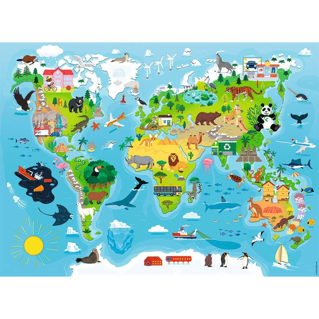 Puzzle Kididoc Sauvons la planète