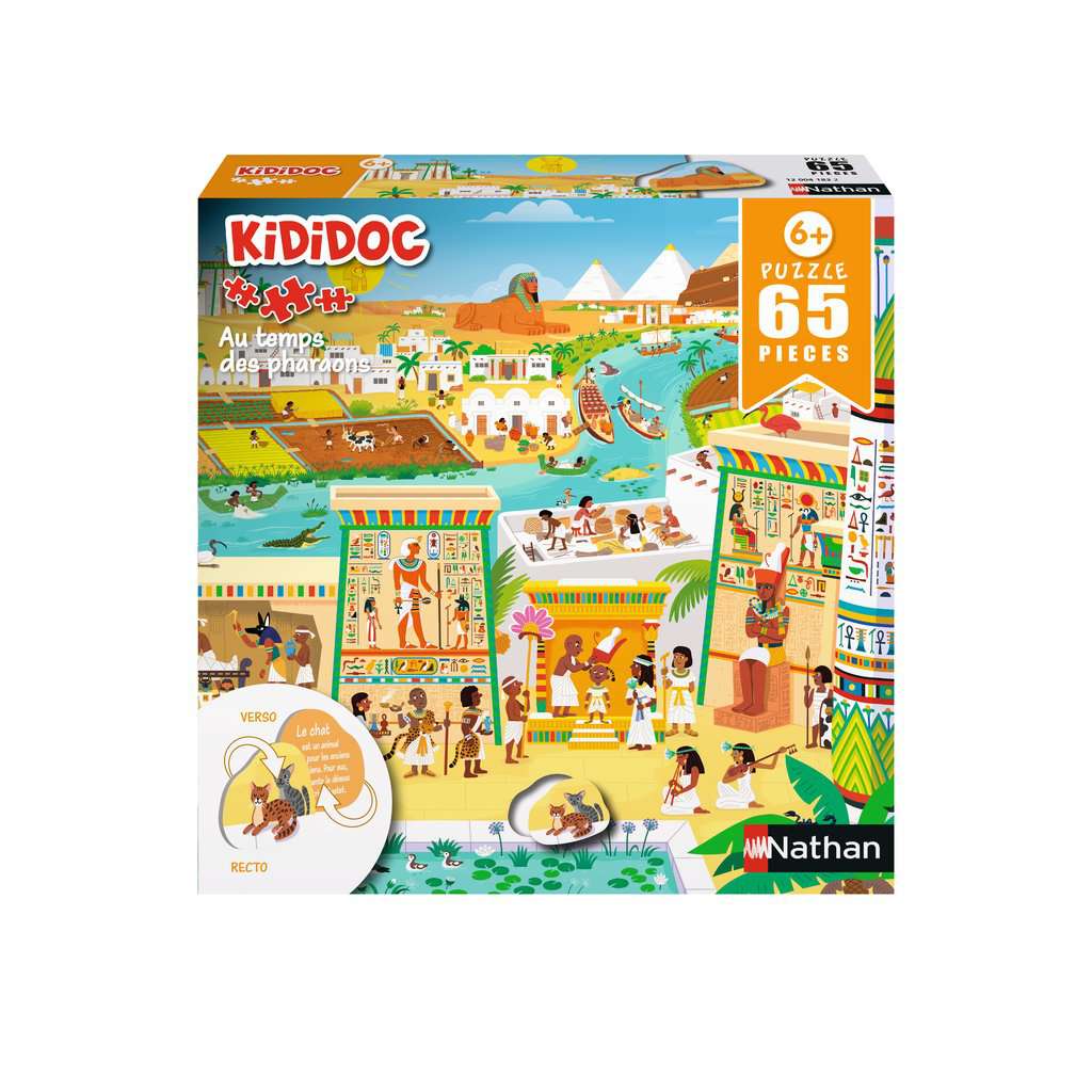 Puzzle Kididoc Au temps des pharaons