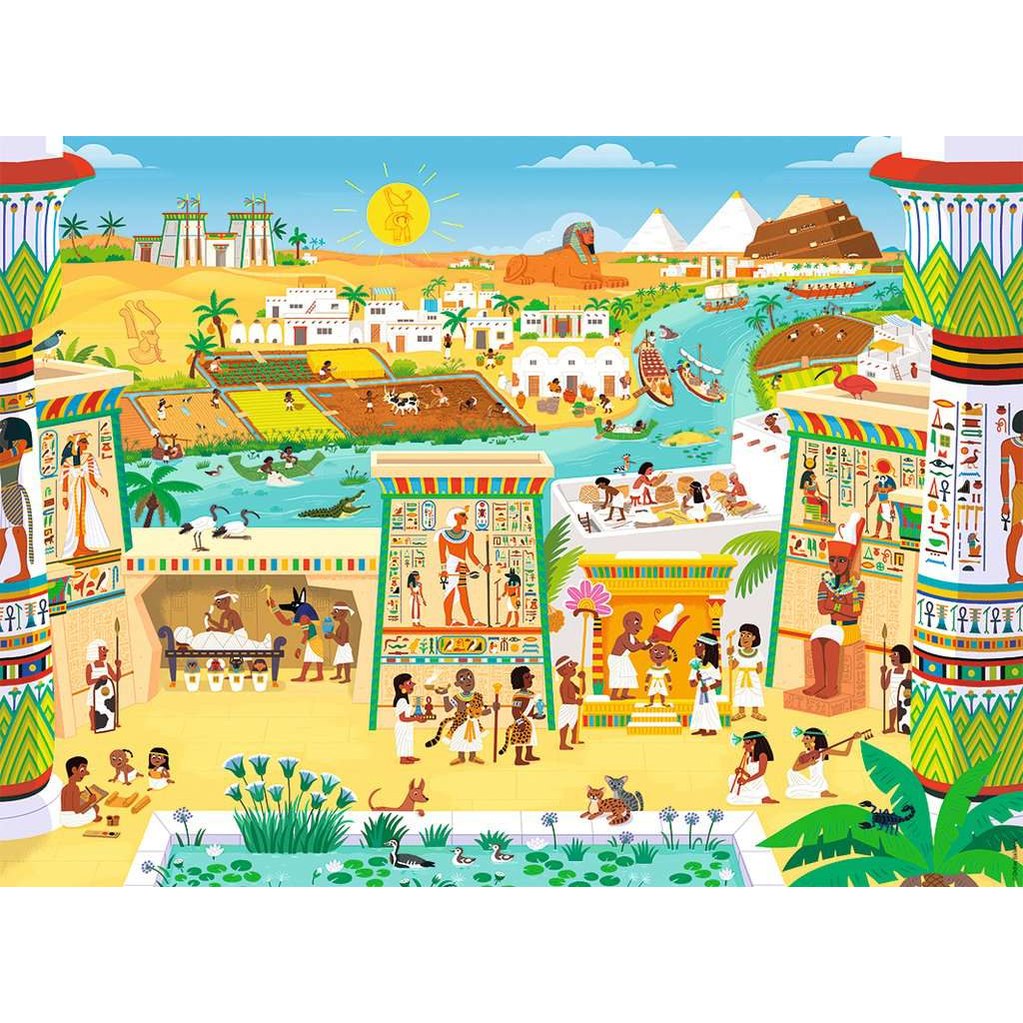Puzzle Kididoc Au temps des pharaons