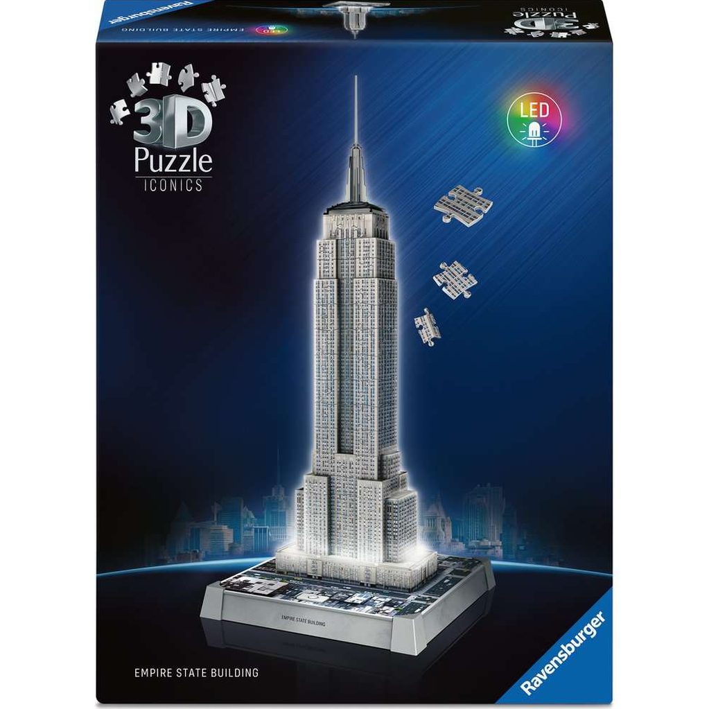 Empire State Building illuminé Puzzle 3D