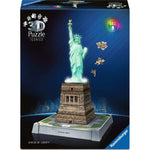 Statue de la Liberté illuminée Puzzle 3D