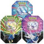 Bundle Mini tin Evolution prismatique Modèle aléatoire + Pokebox - Dialga, Kyogre et Xerneas