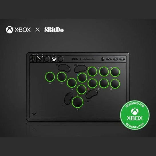 8Bitdo Arcade Controller 2.4G/USB pour Xbox Series X/S, Xbox One et Windows - Edition Noire