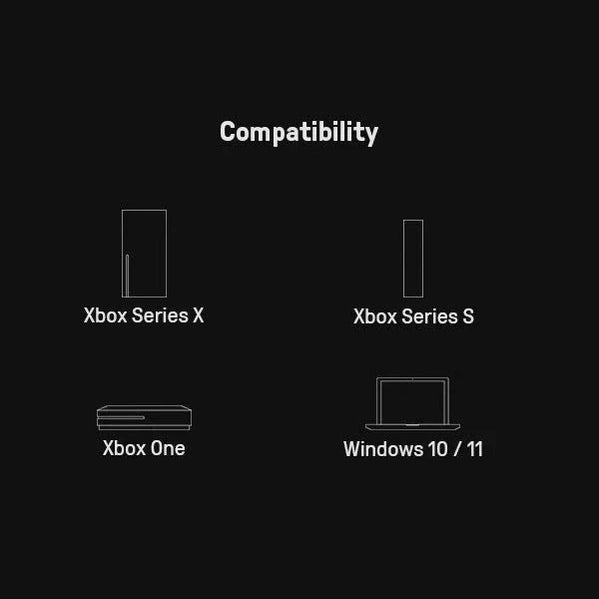 8Bitdo Arcade Controller 2.4G/USB pour Xbox Series X/S, Xbox One et Windows - Edition Noire