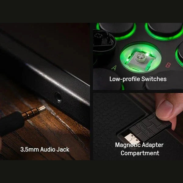 8Bitdo Arcade Controller 2.4G/USB pour Xbox Series X/S, Xbox One et Windows - Edition Noire