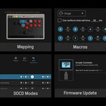 8Bitdo Arcade Controller Bluetooth/2.4G/USB pour Nintendo Switch et Windows