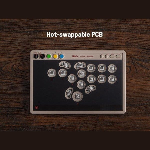 8Bitdo Arcade Controller Bluetooth/2.4G/USB pour Nintendo Switch et Windows