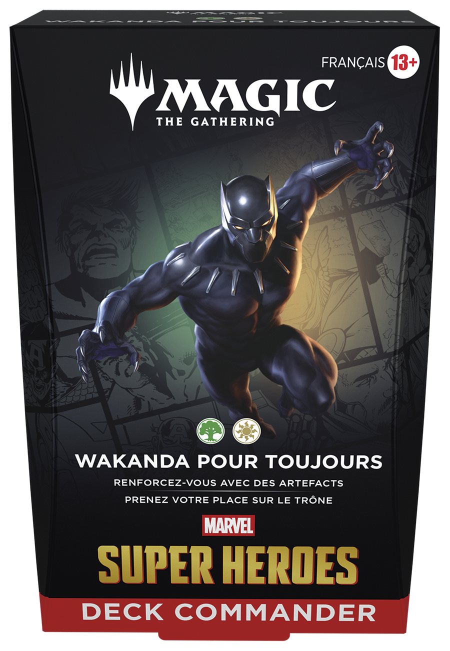 MTG – Marvel Super Heroes – Deck Commander – Wakanda pour Toujours (FR)