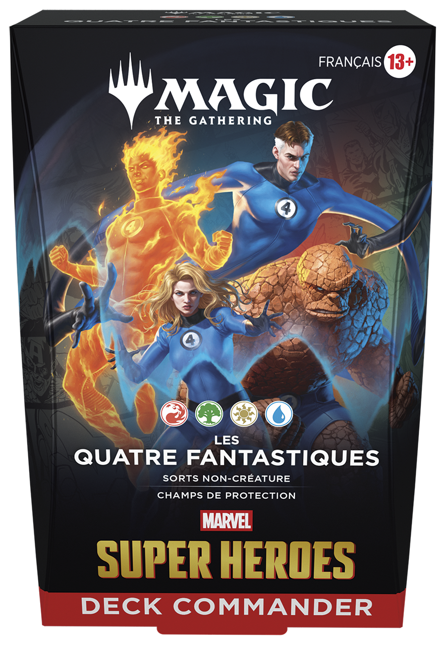 MTG – Marvel Super Heroes – Deck Commander – – Les Quatres Fantastiques (FR)