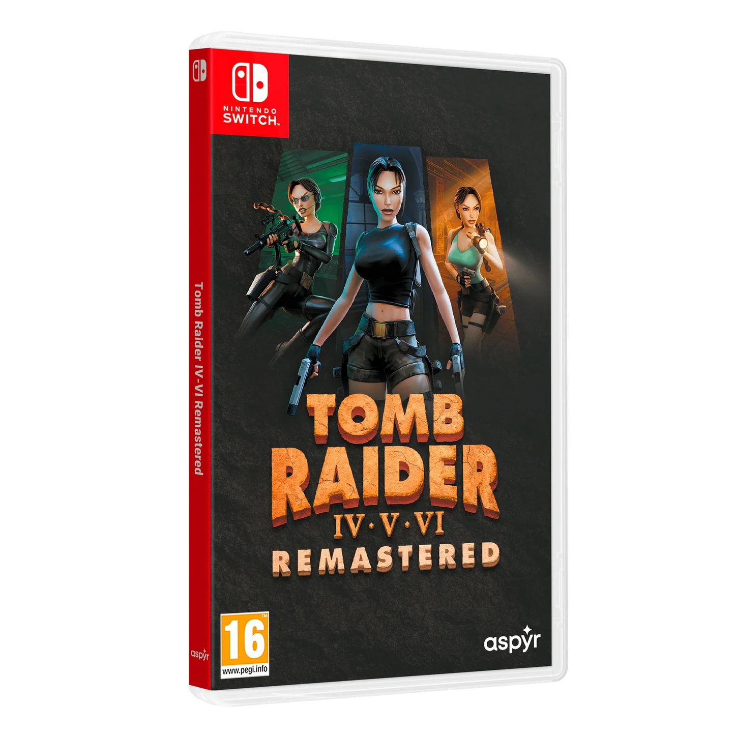 Tomb Raider IV-V-VI Remastered Starring Lara Croft Nintendo Switch