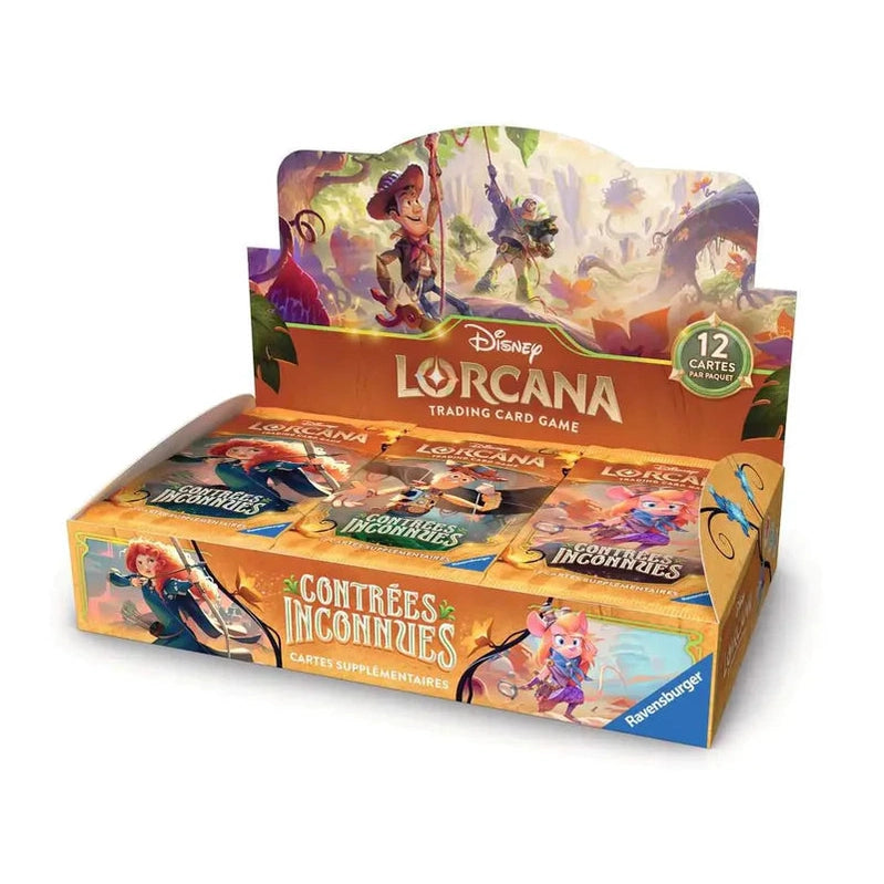 Display de 24 boosters - Disney Lorcana - Chapitre 12 - Contrées Inconnues