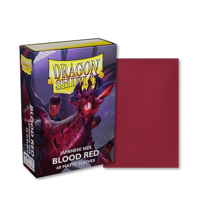 Dragon Shield - Japanese Sleeves Blood Red x60