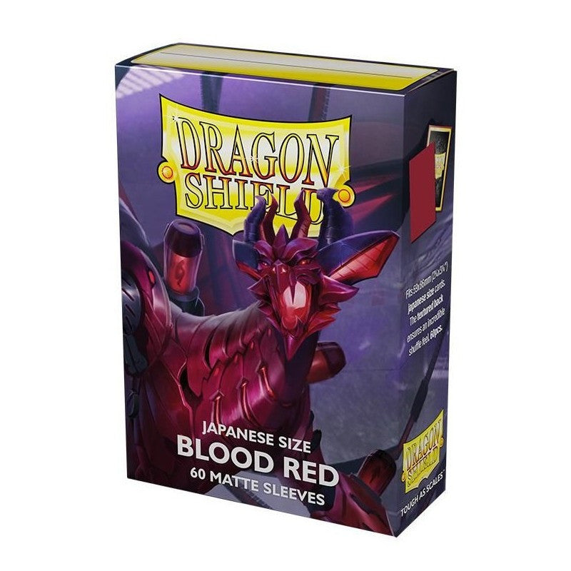 Dragon Shield - Japanese Sleeves Blood Red x60