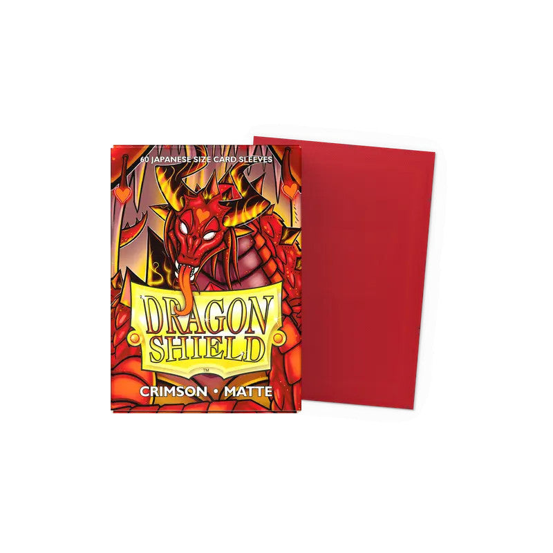 Dragon Shield - Japanese Sleeves Crimson x60
