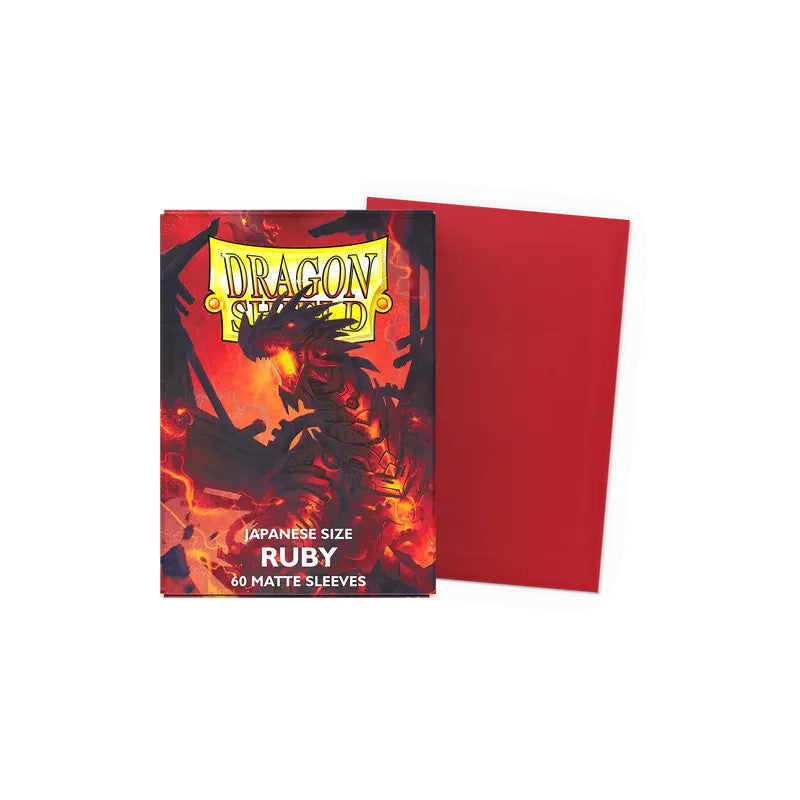 Dragon Shield - Japanese Sleeves Ruby x60