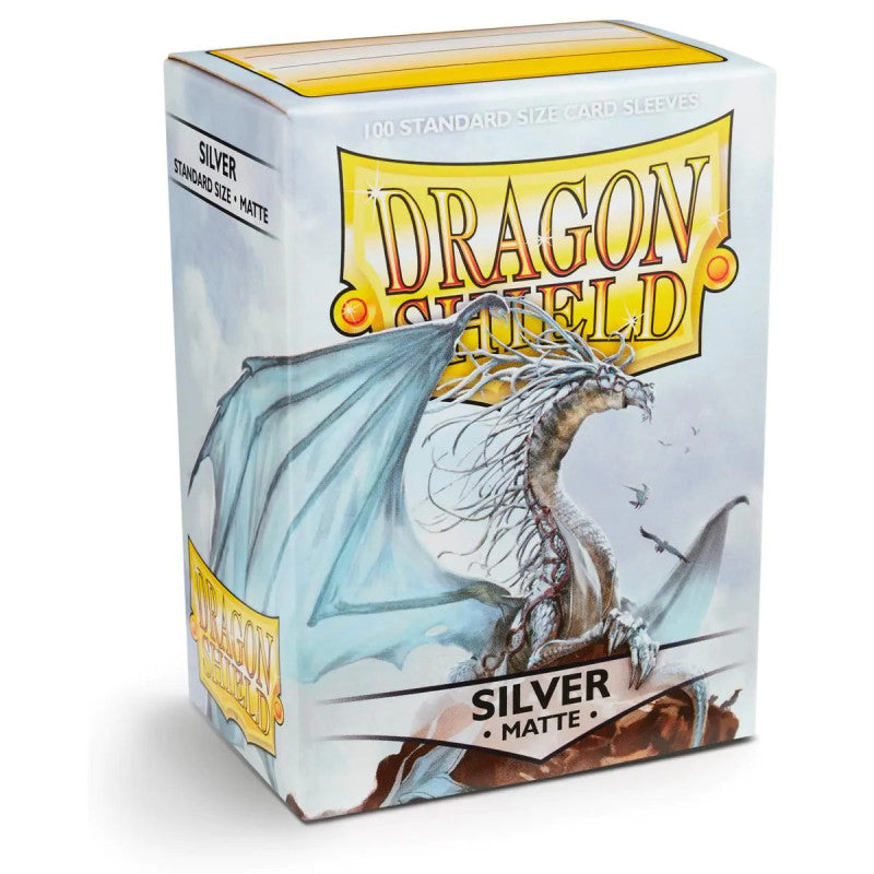 Dragon Shield - Standard Sleeves Matte Silver x100