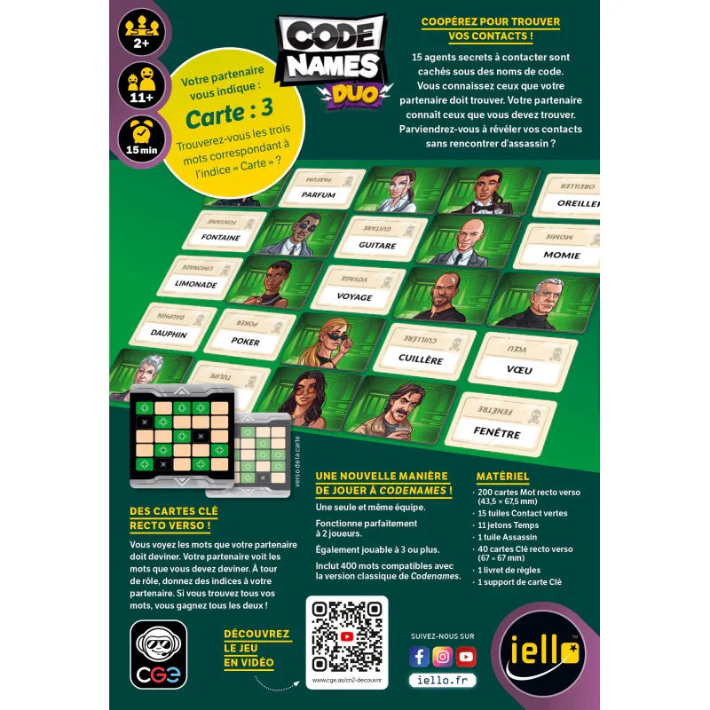 Codenames Duo Nouvelle Edition