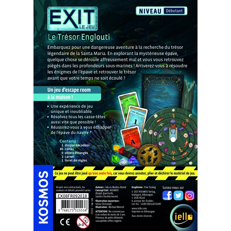 Exit : Le Trésor Englouti
