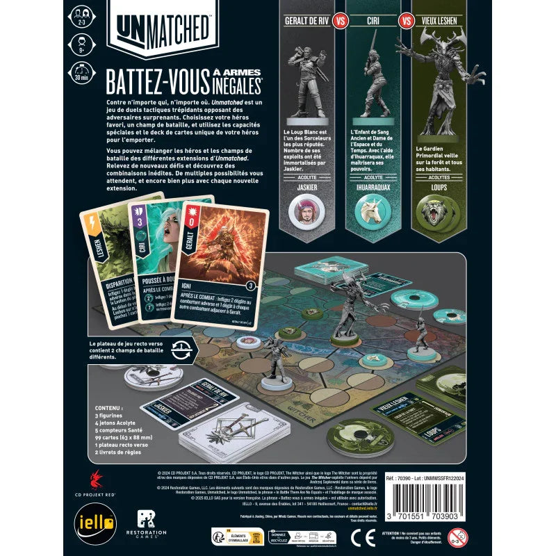 Unmatched - The Witcher: D'Argent et d'Acier