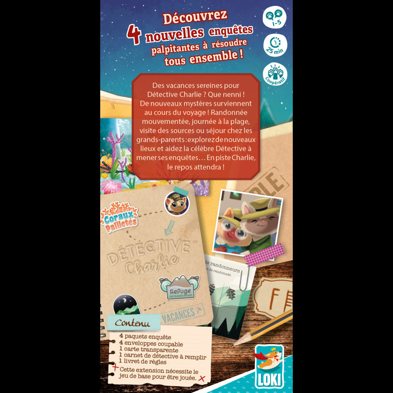 Détective Charlie - Part en Vacances