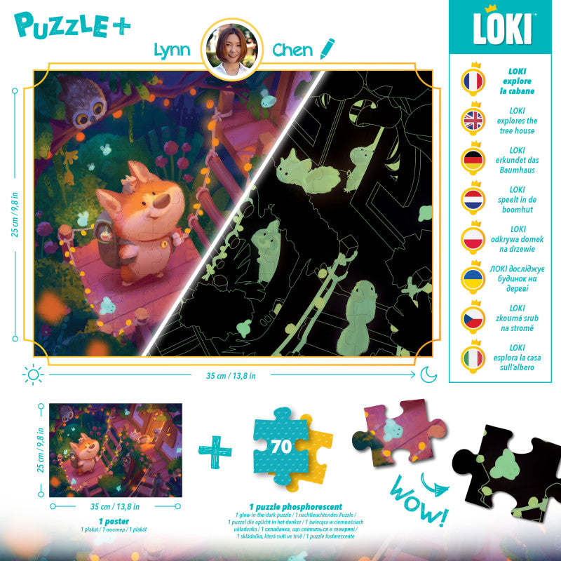 Puzzle + : LOKI explore la Cabane