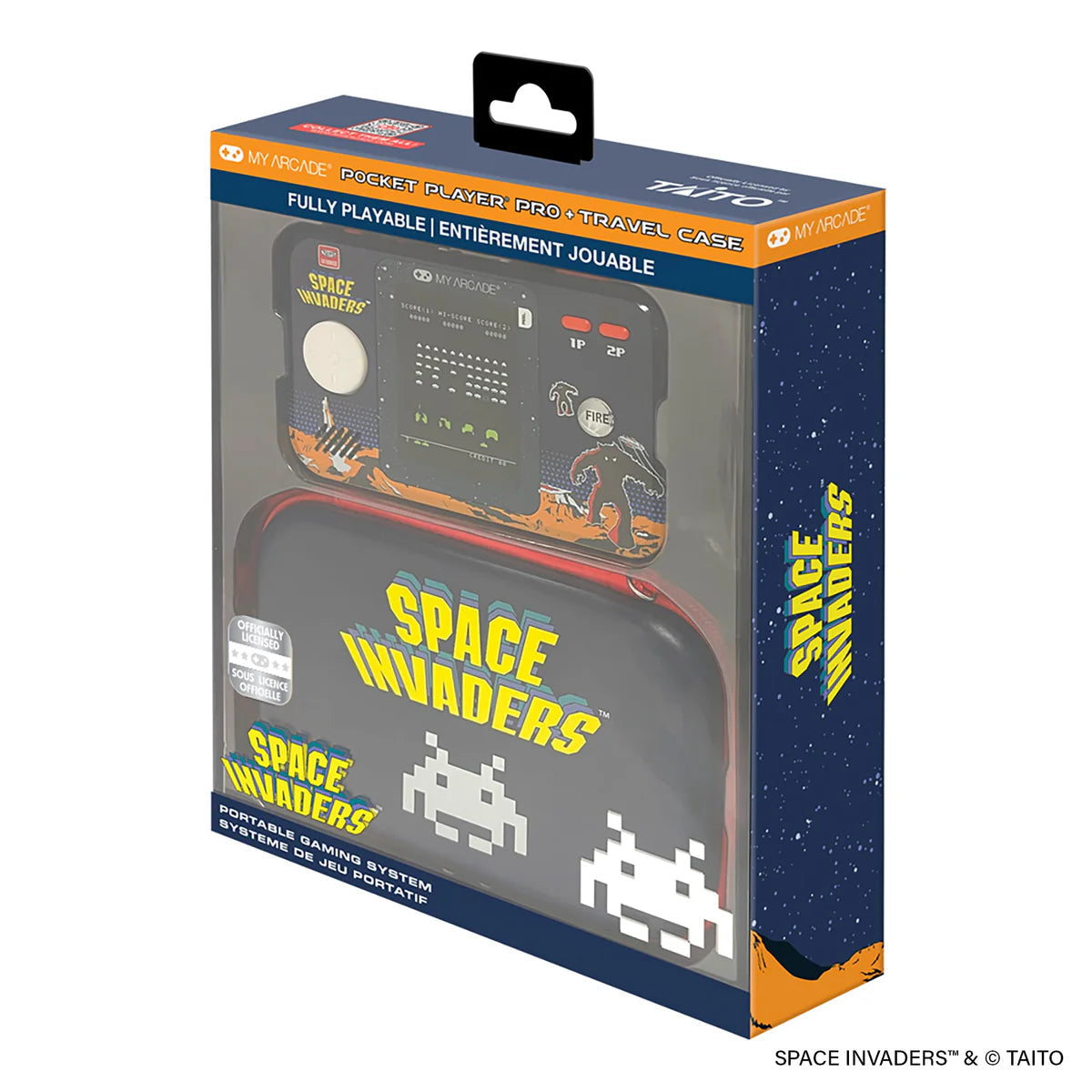 My Arcade - Pocket Player Space Invaders + Etui de transport