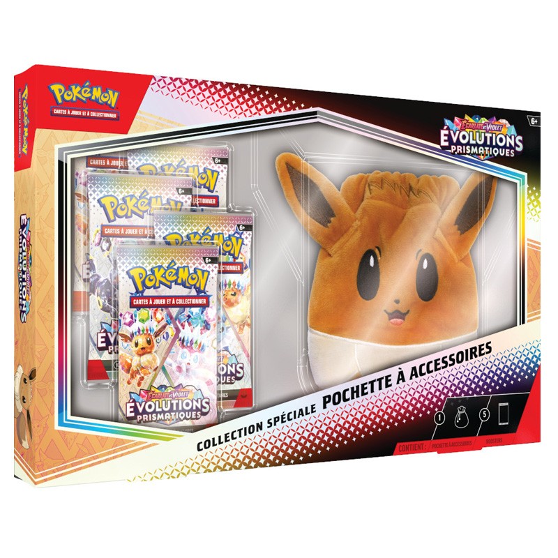 Pokémon : Coffret Collection Spéciale Pochette à accessoires EV8.5 : Évolutions Prismatiques