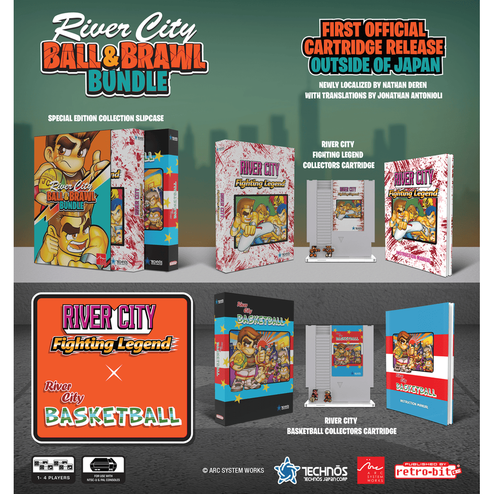 River City Ball & Brawl Bundle NES