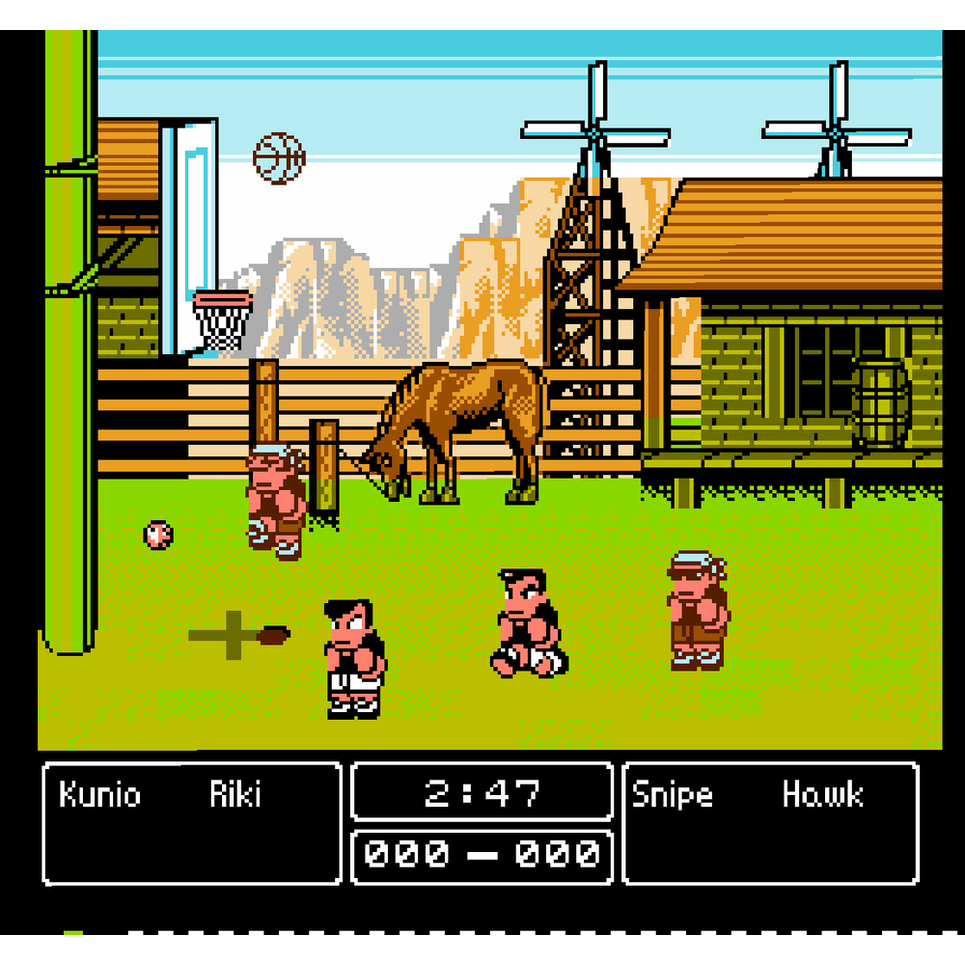 River City Basketball NES