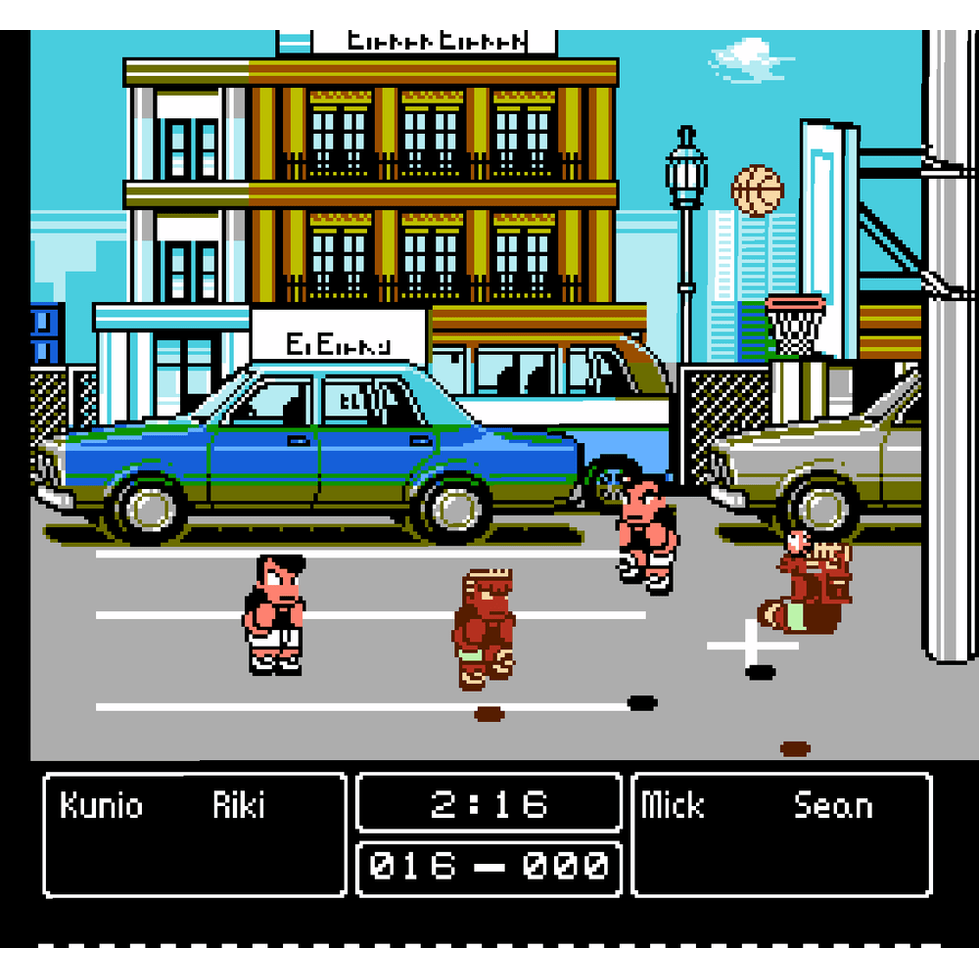 River City Basketball NES