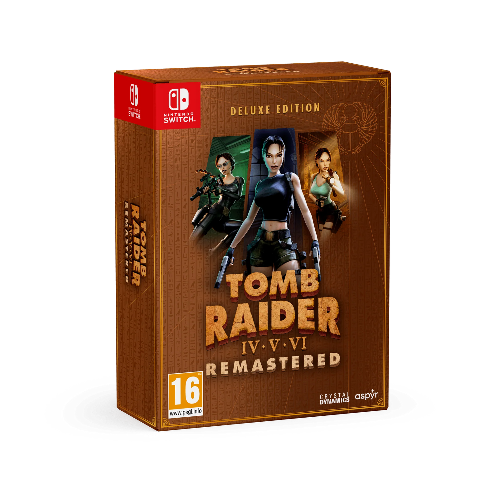 Tomb Raider IV-V-VI Remastered Starring Lara Croft Nintendo Switch