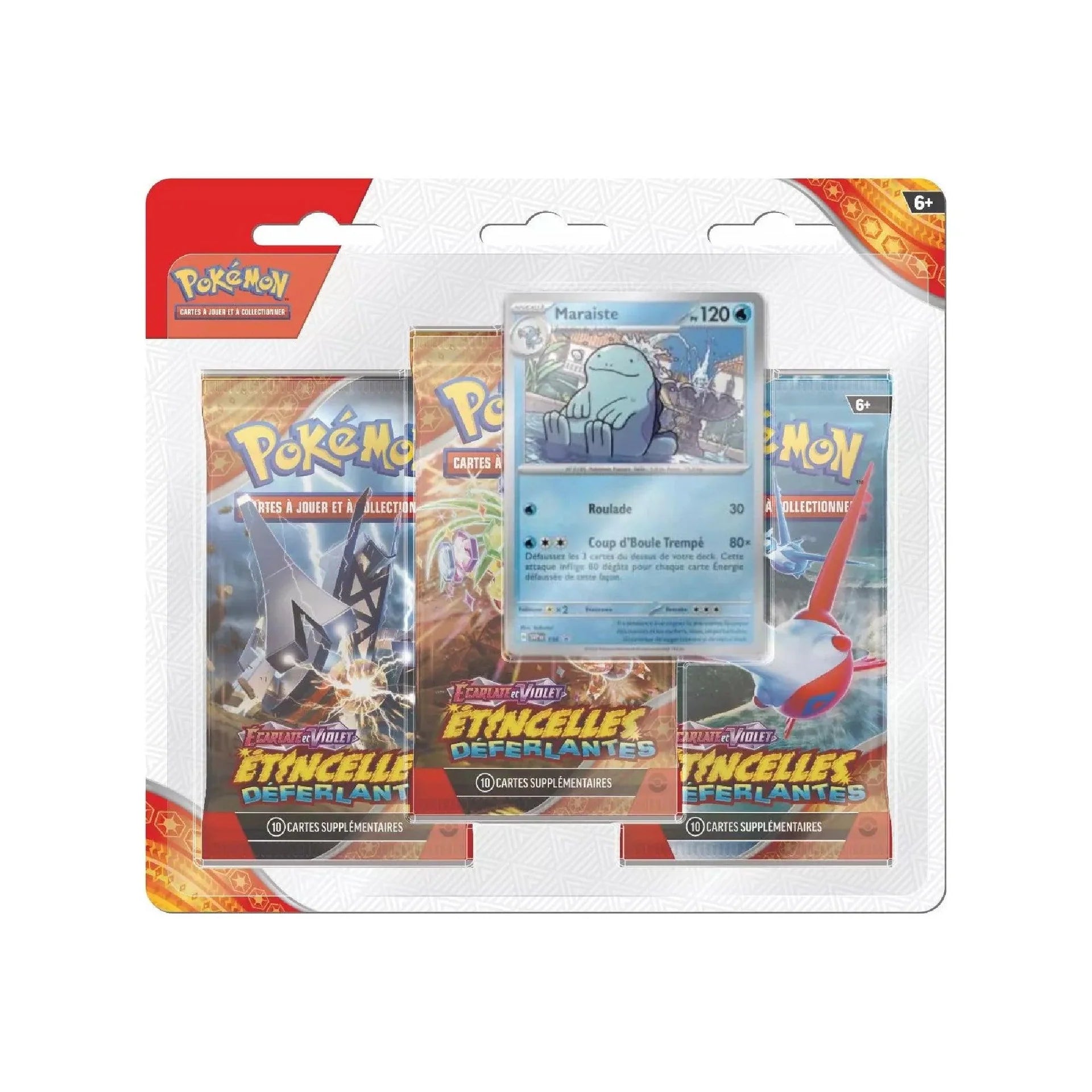 Tripack Pokémon Étincelles Déferlantes - EV08 - RetroParty